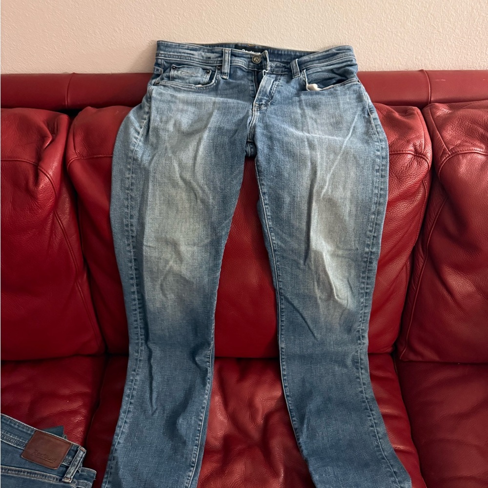 Men's Slim Straight Blue Jeans